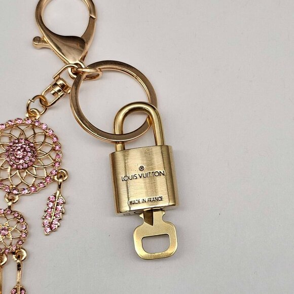 Authentic Louis Vuitton Lock & Key with unbranded Bagcharm, Keycharm, Keychain - Picture 6 of 7